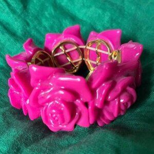 Tutti Frutti Bracelet Bubblegum Pink Flowers Barbiecore
